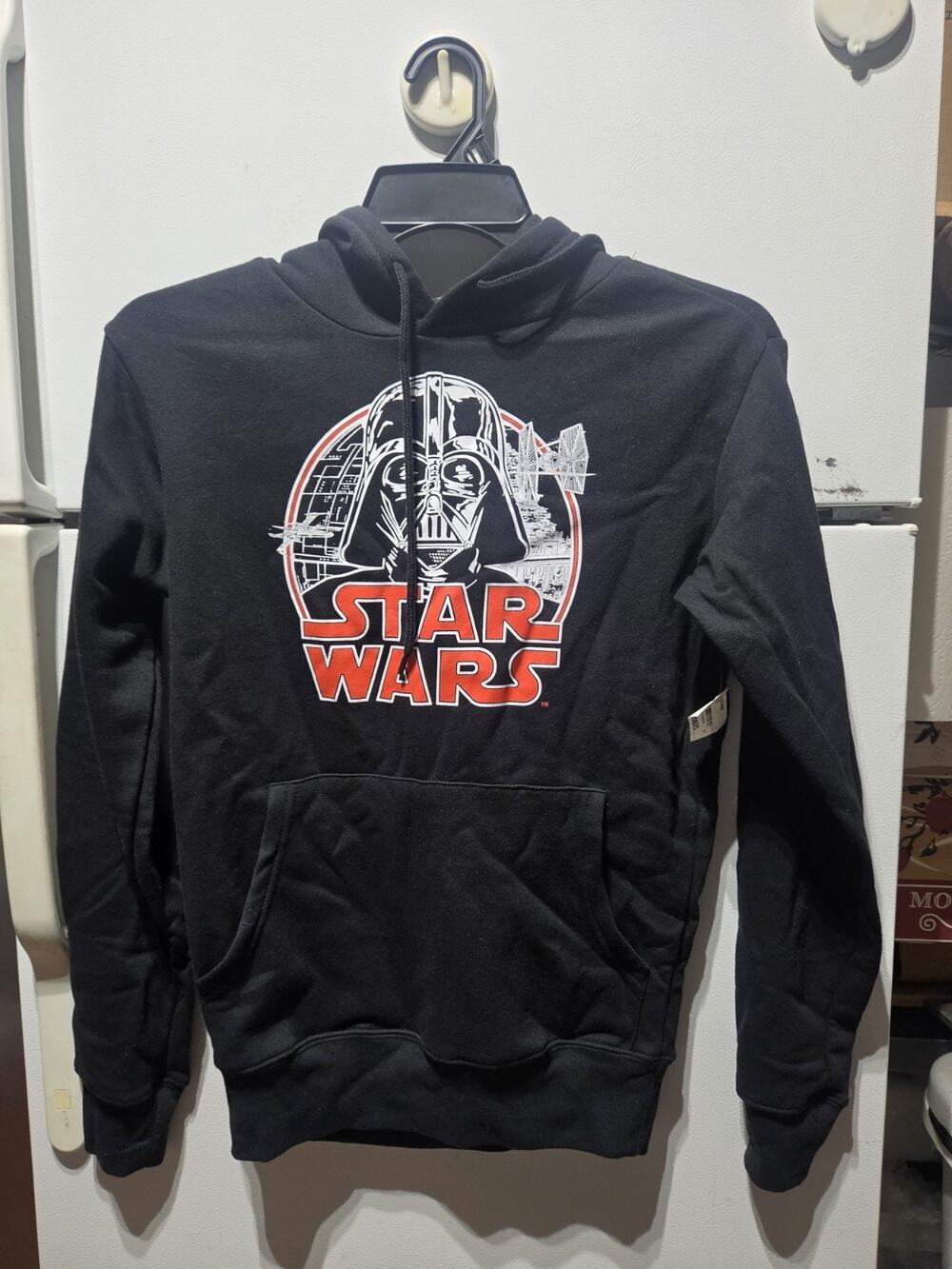 Star Wars Darth Vader Graphic Hoodie Black Mens XS Pullover Sweatshirt Lucasfilm